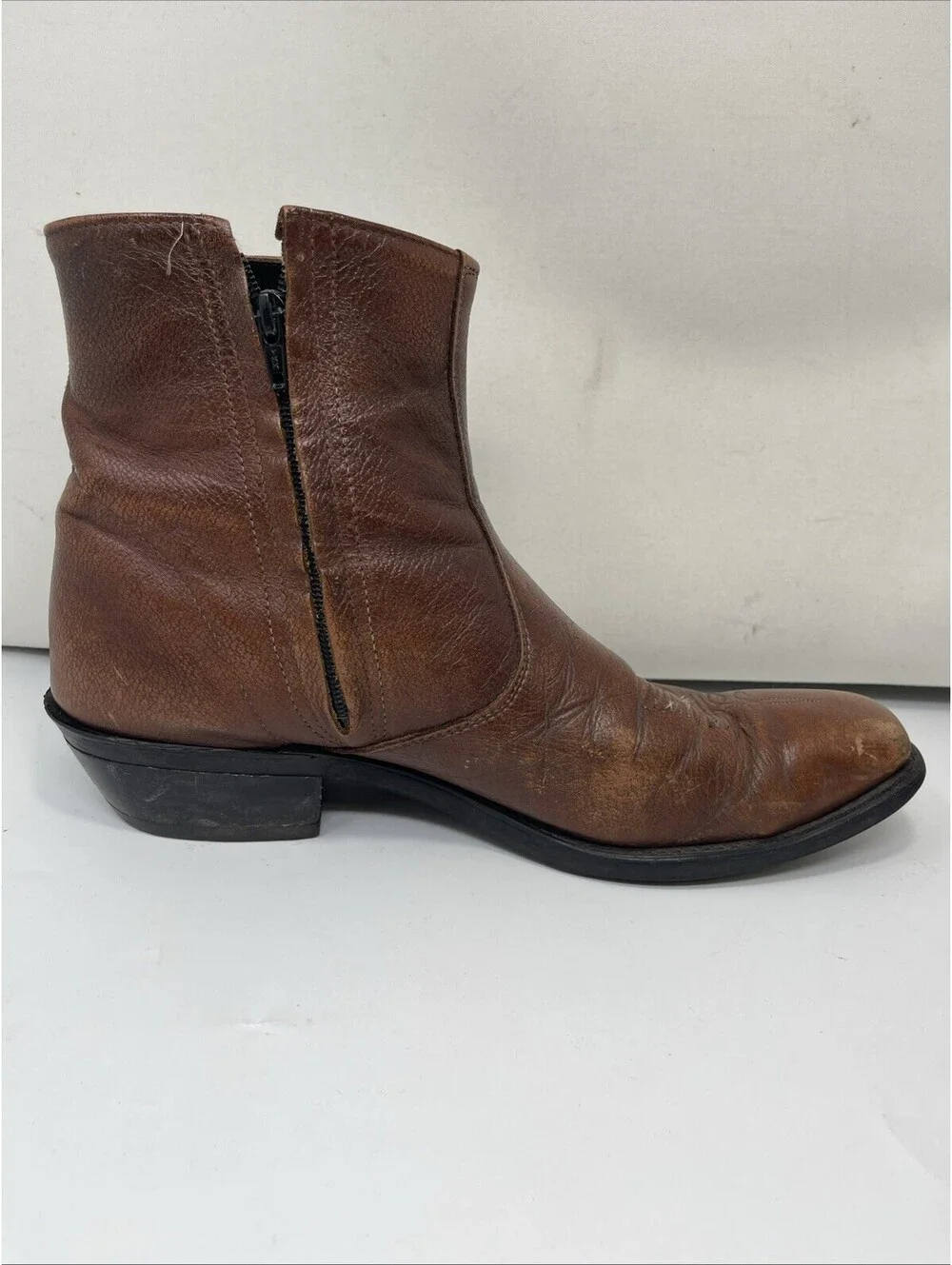 Laredo 5724 Men's Size 13 D Brown Leather Cowboy Western Boots Made In USA